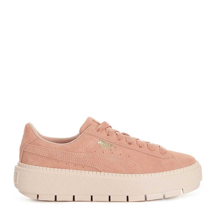 Damskor Scorett Outlet | Suede Platform Sneakers